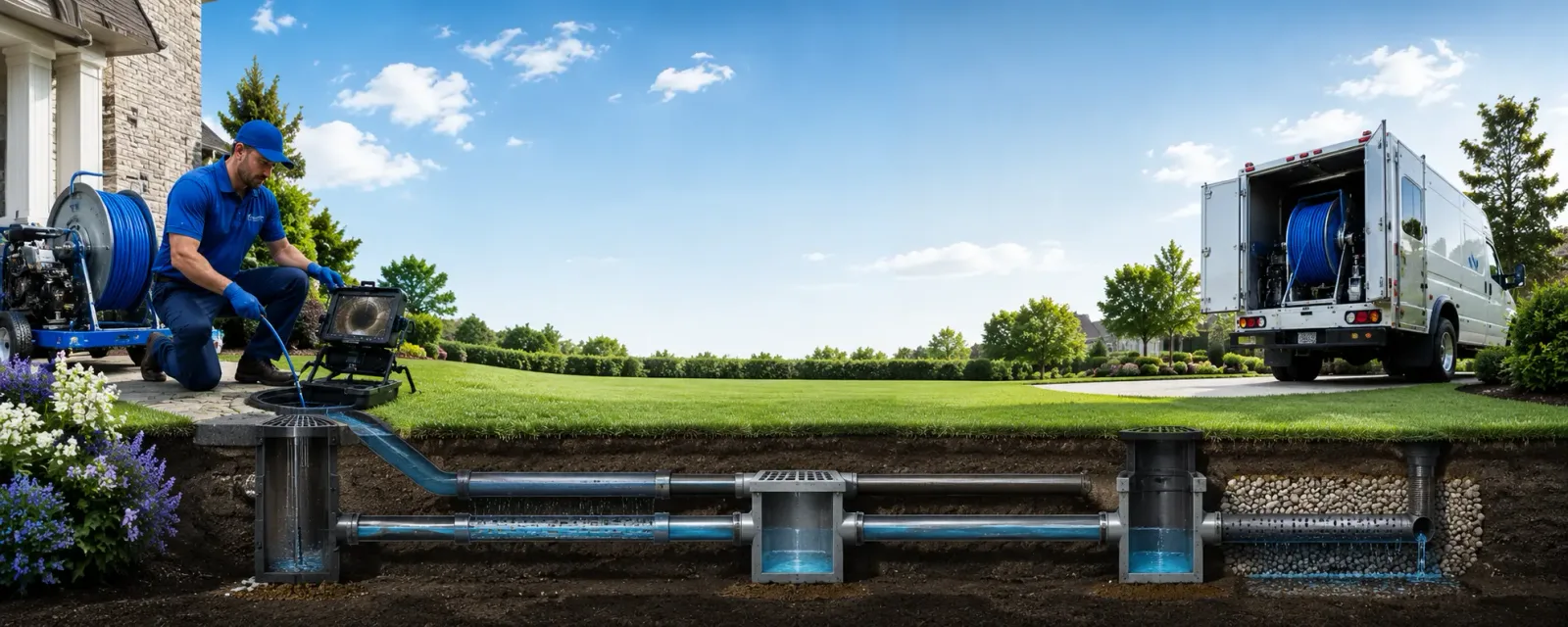 Outdoor drain cleaning information for Rentz, GA